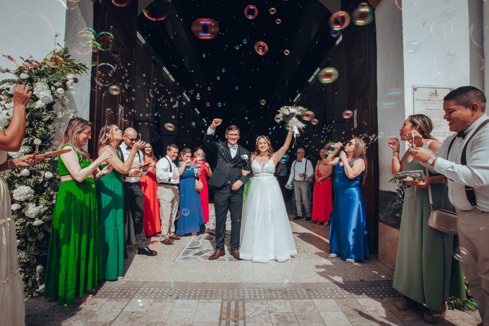 Salida de la iglesia